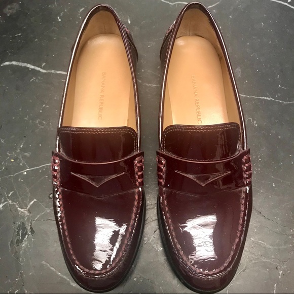 Banana Republic women’s Red Demi Penny Loafer - Picture 1 of 5